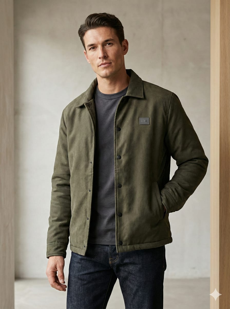 RARE RABBIT “Urban Varsity Luxe Jacket”